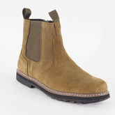 Mens Timberland Squall Canyon A297W Olive Leather Waterproof Zip Chelsea Boots